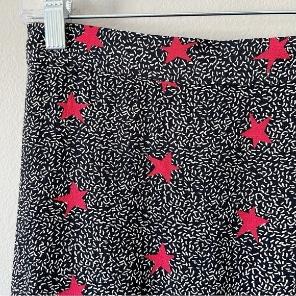 & other stories Nautical Star Print Wrap Mini Skirt Size US 6 4th of July USA - Picture 2 of 10